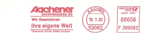Freistempel F399582 Aachen - Aachener Bausparkasse AG - Wir finanzieren Ihre eigene Welt (#2780)
