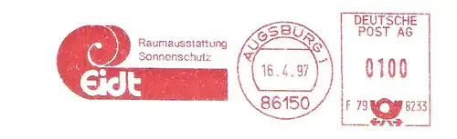 Freistempel F79 8233 Augsburg - Eidt Raumausstattung Sonnenschutz (#3106)