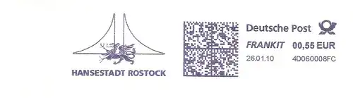 Freistempel 4D060008FC Rostock - Hansestadt Rostock (#3111)