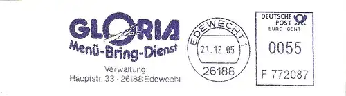 Freistempel F772087 Edewecht - GLORIA Menü-Bring-Dienst (#3127)