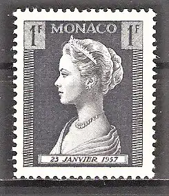 Briefmarke Monaco Mi.Nr. 569 ** Geburt von Prinzessin Caroline 1957 / Fürstin Gracia Patricia