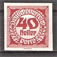 Briefmarke Österreich Portomarke Mi.Nr. 99 ** Neue Ziffernzeichnungen 1920
