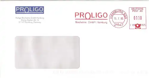 Freistempel F79 0575 Hamburg - PROLIGO Biochemie GmbH Hamburg (#AFS49)