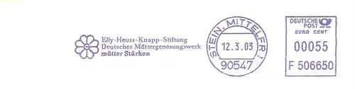 Freistempel F506650 Stein, Mittelfr - Elly-Heuss-Knapp-Stiftung / Deutsches Müttergenesungswerk - mütter Stärken (#2832)