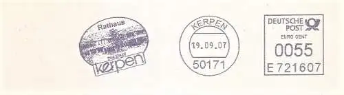 Freistempel E721607 Kerpen - Rathaus der Stadt Kerpen (Abb. Rathaus) (#2461)