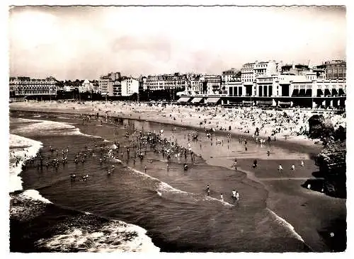 Ansichtskarte Frankreich - Biarritz / Le Casino - La plage à marée basse (2503)