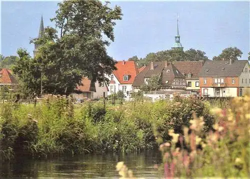 Ansichtskarte Deutschland - Hermannsburg / Ferienort Hermannsburg in der Südheide - Ortsansicht (2614)