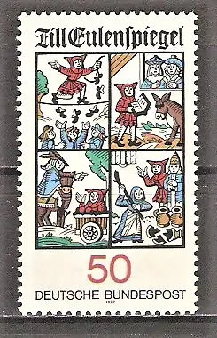 Briefmarke BRD Mi.Nr. 922 ** Till Eulenspiegel 1977