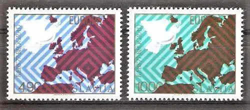 Briefmarke Jugoslawien Mi.Nr. 1692-1693 ** KSZE-Konferenz in Belgrad 1977 / Kompletter Satz !