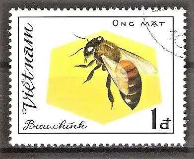 Briefmarke Vietnam Mi.Nr. 1211 o Wespen und Bienen