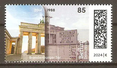 Briefmarke BRD Mi.Nr. 3808 ** Zeitreise durch Deutschland 2024 / Brandenburger Tor #2024114