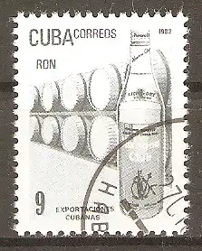 Briefmarke Cuba Mi.Nr. 2638 o Exportgüter 1982 / Rum #2024241