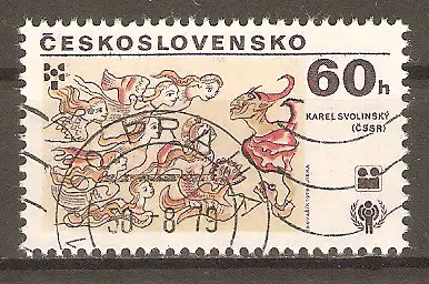 Briefmarke Tschechoslowakei Mi.Nr. 2519 o Internationales Jahr des Kindes 1979 / Kinderbuchillustrationen #2024270