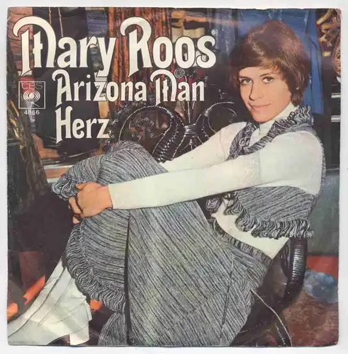 Vinyl-Single: Mary Roos: Arizona Man / Herz CBS 4866, (P) 1970 