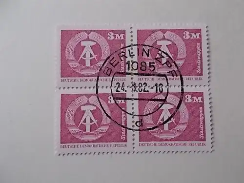 DDR Nr 1967 gestempelt 4er Block