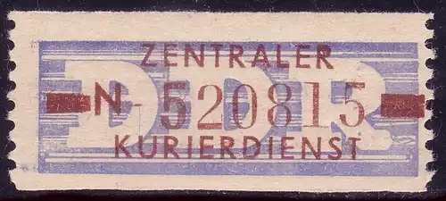 20-N-III-Neudruck Dienst-B, Abart III, Billet **