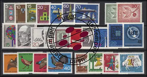 462-488 Bund-Jahrgang 1965 komplett, gestempelt O