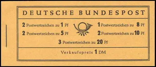 4YI MH Heuss und Ziffer ERSTauflage 1960 - RLV III, **