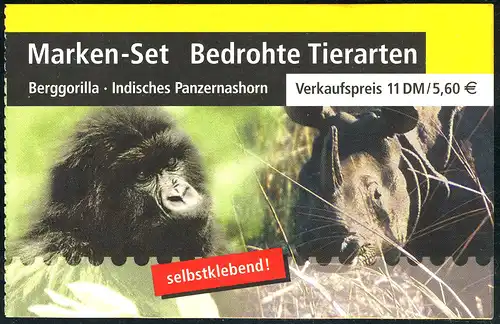 44I MH Animaux avec un coupage sur la 4ème bord gauche jaune au lieu de vert **