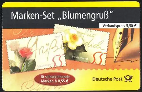 55 a MH Blumengruß - postfrisch **