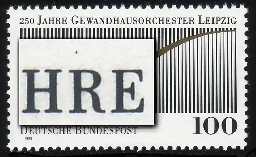 1654 Gewandhausorchester: Punkt über R von JAHRE, **