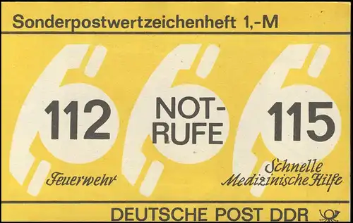 SMHD 26 Notrufe 1987 - postfrisch