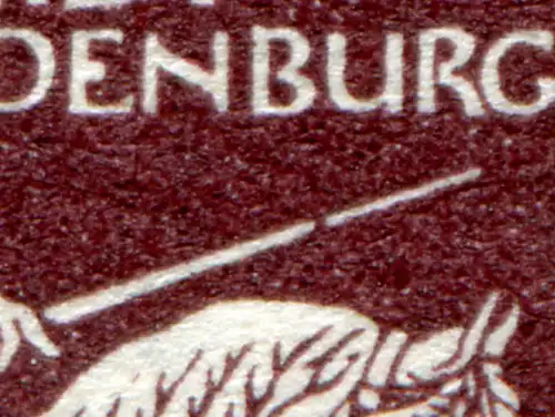 907IV Oldenburg 1945: gebrochenes Schwert, Feld 18, **