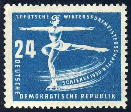 247 Wintersportmeisterschaften DDR 24 Pf **