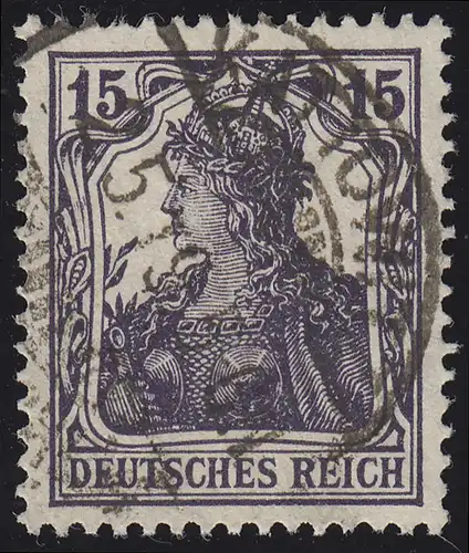 101a Germania 15 Pf violett O