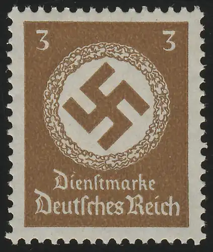 132 Behördendienst 3 Pf., Wz.4, **