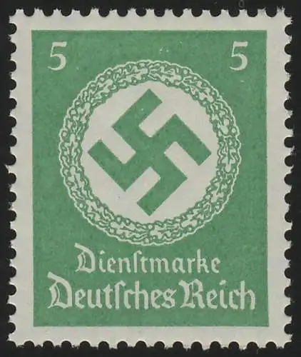 134 Behördendienst 5 Pf., Wz.4, **