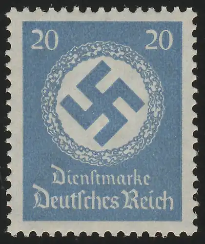 140 Behördendienst 20 Pf., Wz.4, **