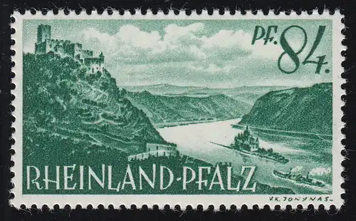 Rheinland-Pfalz 14yv Freimarke 84 Pf. **