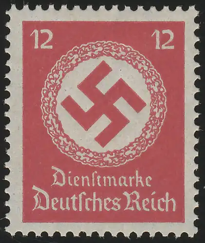 138b Behördendienst 12 Pf., Wz.4, **