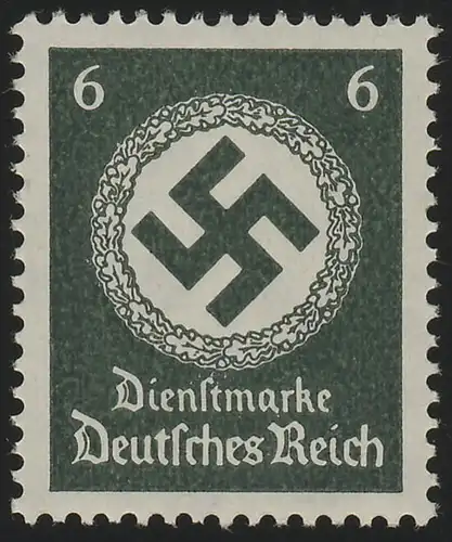 135 Behördendienst 6 Pf., Wz.4, **