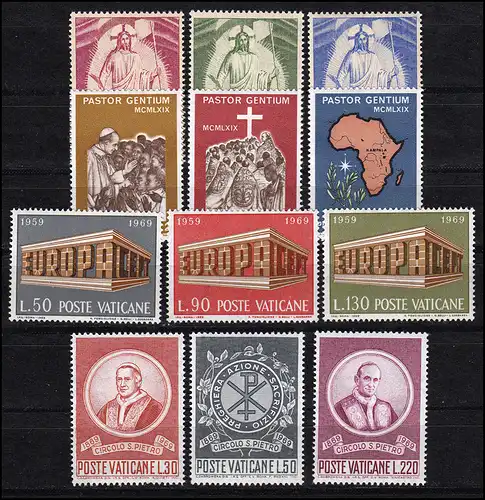 544-555 Vade-mecum Vatican 1969 complet, frais de port