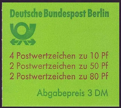 13a MH BuS 1982 [olive 80er], mit Ersttagsstempel 1.7.82