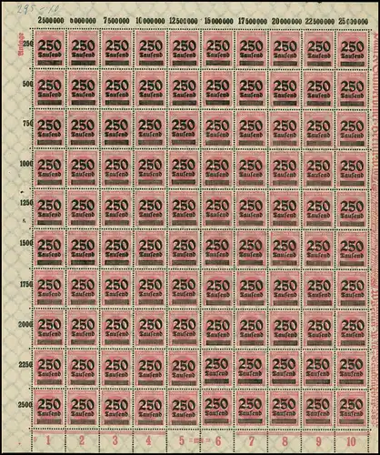 295 Infla 250 mille: arc d'interrupteur FN 5 avec MICHEL-PLF I, case 88 **