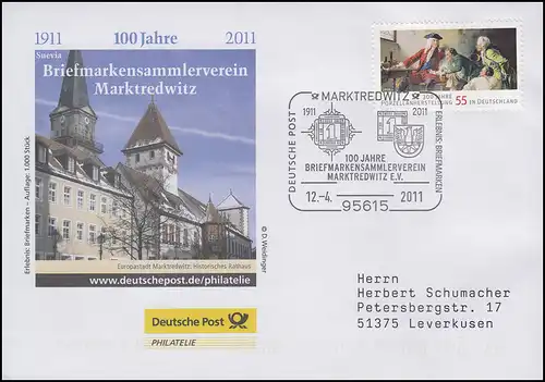 100 Jahre BSV Marktredwitz, Auflage 1000! SSt Marktredwitz Bayern Einser 12.4.11