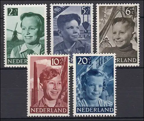 575-579 Wohlfahrt Voor het Kind 1951, Satz postfrisch **