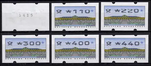 2.2.3 Type Posthorn - VS 2 - 6 ATM (100-440) avec un numéro d'ordre horizontal et ancien **