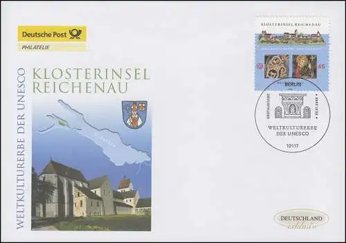 2637 UNESCO - Klosterinsel Reichenau, Schmuck-FDC Deutschland exklusiv