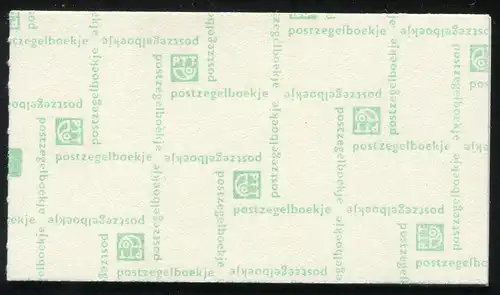 Carnets de marque 19 Reine Juliane et chiffre 1975 et PB 19b, avec poutres à compter **