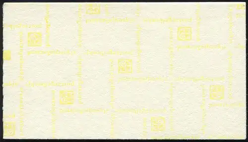 Carnets de marques 24 chiffres 1976 Rapport PTT-verhuis et PB 23a, avec poutres à compter, **