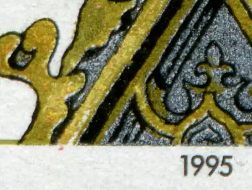 1786 Regensburg mit PLF roter Fleck links von der 1995, Feld 10, postfrisch **