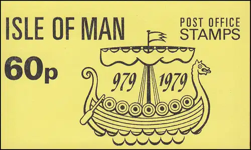 Isle of Man Markenheftchen A 6, Tynwald Parlament 60 Pence 1979, ** postfrisch