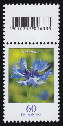 3468 Kornblume 60 Cent 500er-Rolle mit Codierfeld **