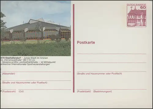 P138-s7/107 3570 Stadtallendorf, Herrenwaldhalle **