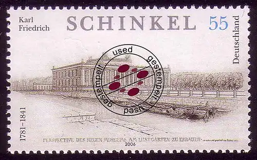 2527 Karl Friedrich Schinkel O gestempelt