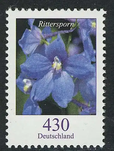 2435 Blumen 430 C Feldrittersporn ** postfrisch